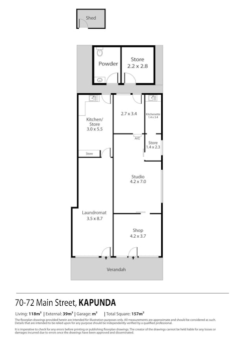 70-72 Main Street, Kapunda, SA, 5373 - Floorplan 1