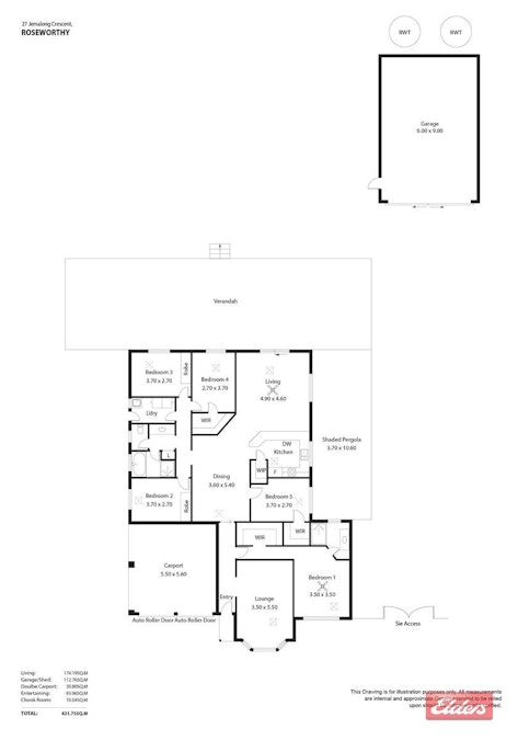 27 Jemalong Crescent, Roseworthy, SA, 5371 - Floorplan 1