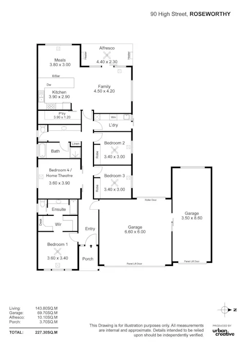 90 High Street, Roseworthy, SA, 5371 - Floorplan 1