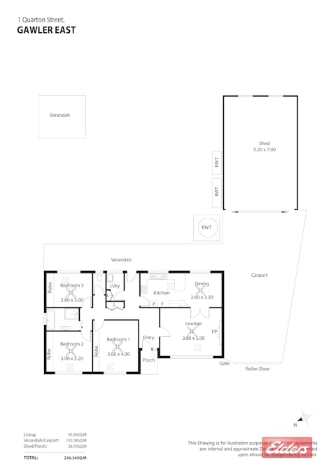 1 Quarton Street, Gawler East, SA, 5118 - Floorplan 1