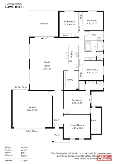 3 Densley Avenue, Gawler Belt, SA, 5118 - Floorplan 1