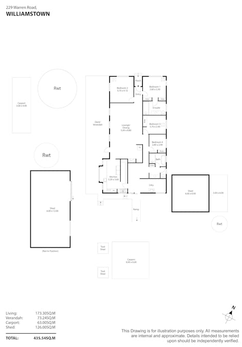 229 Warren Road, Williamstown, SA, 5351 - Floorplan 1
