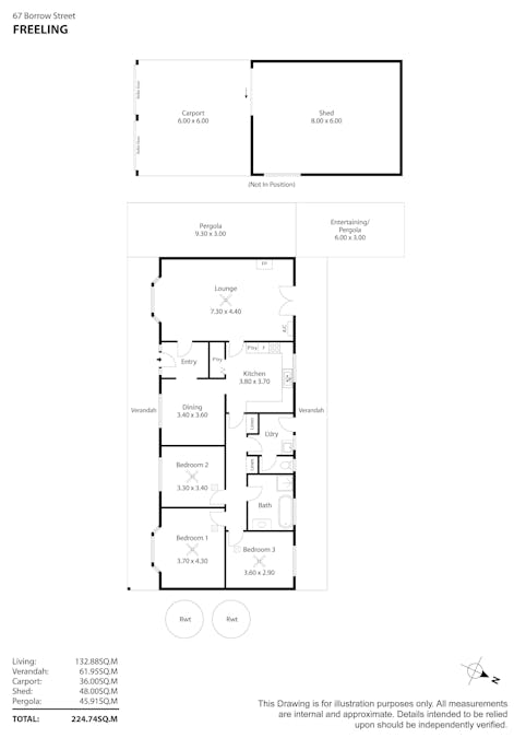 67 Borrow Street, Freeling, SA, 5372 - Floorplan 1