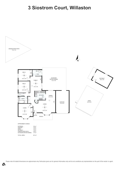 3 Siostrom Court, Willaston, SA, 5118 - Floorplan 1