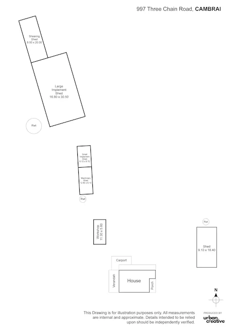 997 Three Chain Road, Cambrai, SA, 5353 - Floorplan 2