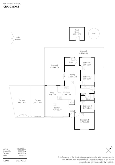 52 California Avenue, Craigmore, SA, 5114 - Floorplan 1