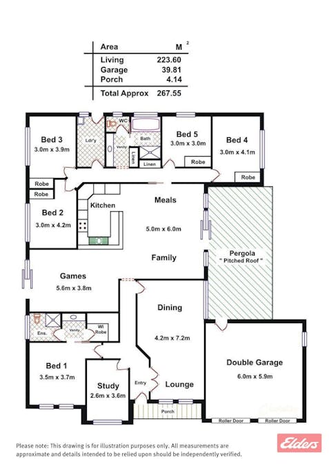46 Phillips Avenue, Gawler East, SA, 5118 - Floorplan 1