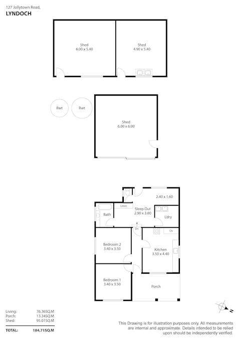 127 Jollytown Road, Lyndoch, SA, 5351 - Floorplan 1