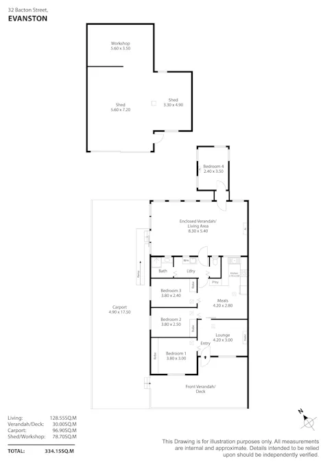 32 Bacton Street, Evanston, SA, 5116 - Floorplan 1