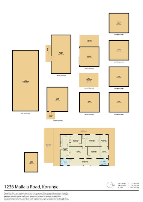1236 Mallala Road, Korunye, SA, 5502 - Floorplan 1