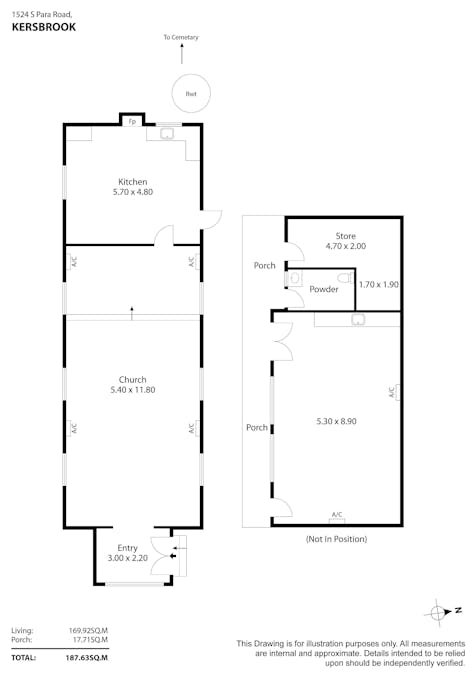 1524 South Para Road, Kersbrook, SA, 5231 - Floorplan 1