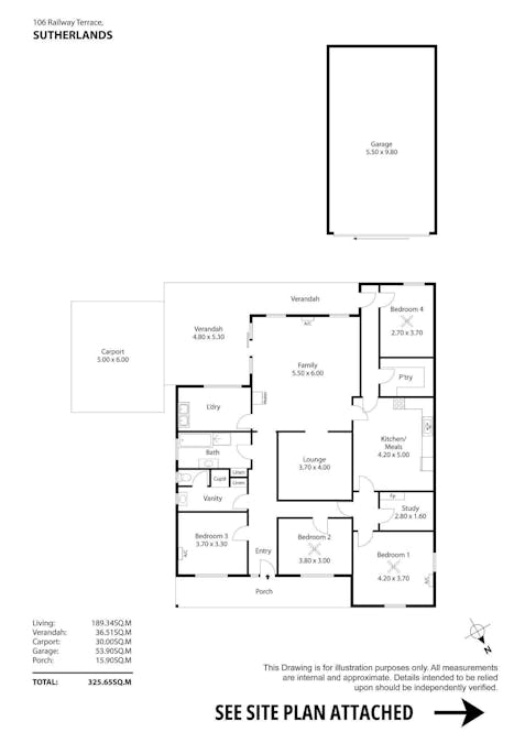 106 Railway Terrace, Sutherlands, SA, 5374 - Floorplan 1