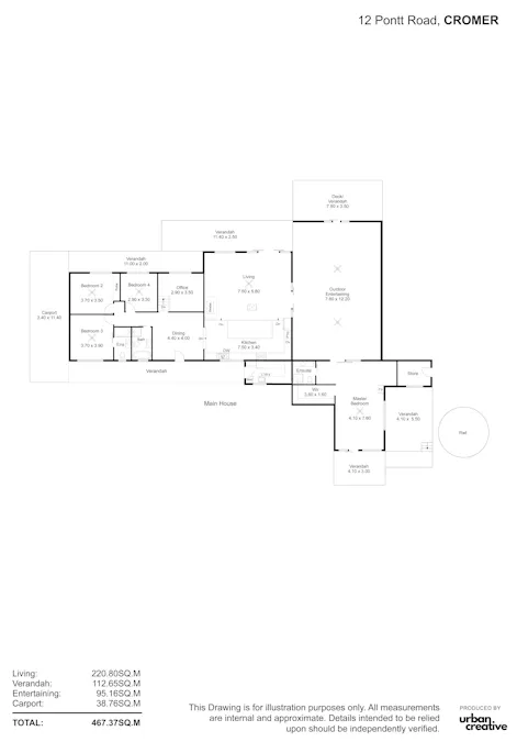 12 Pontt Road, Cromer, SA, 5235 - Floorplan 1