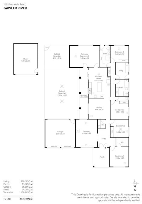 1602 Two Wells Road, Gawler River, SA, 5118 - Floorplan 1