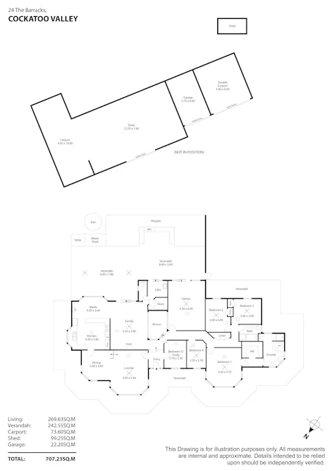 24 The Barracks , Cockatoo Valley, SA, 5351 - Floorplan 1