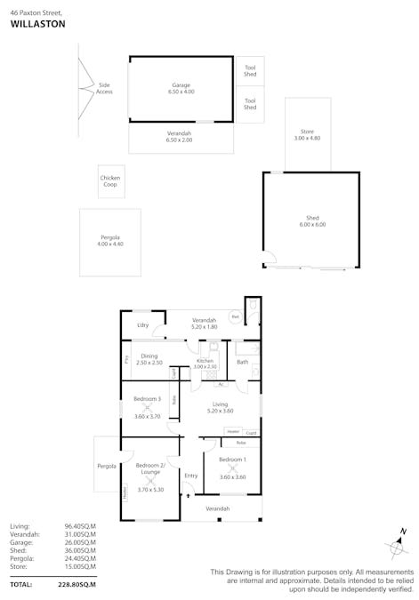 46 Paxton Street, Willaston, SA, 5118 - Floorplan 1