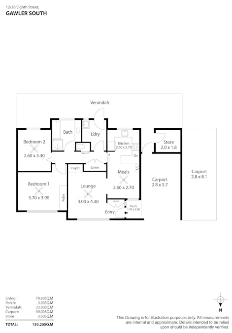 12/28 Eighth Street, Gawler South, SA, 5118 - Floorplan 1