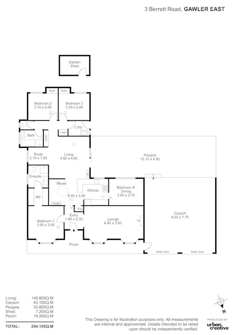 3 Berrett Road, Gawler East, SA, 5118 - Floorplan 1