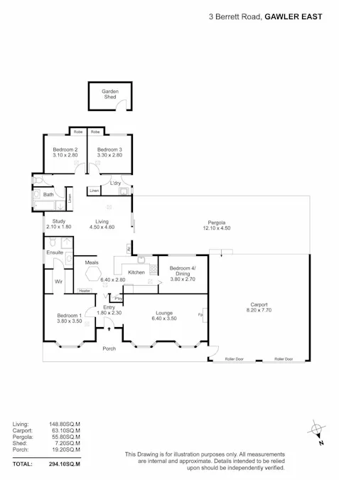 3 Berrett Road, Gawler East, SA, 5118 - Floorplan 1