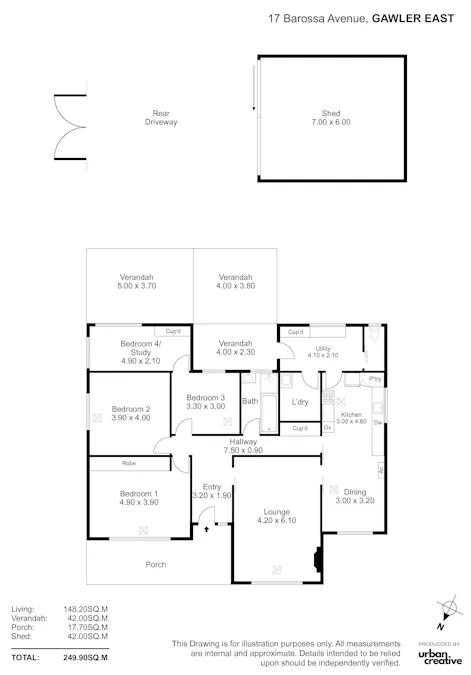 17 Barossa Avenue, Gawler East, SA, 5118 - Floorplan 1