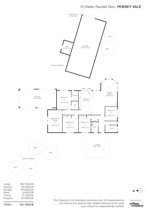 10 Walter Randall Glen, Pewsey Vale, SA, 5351 - Floorplan 1