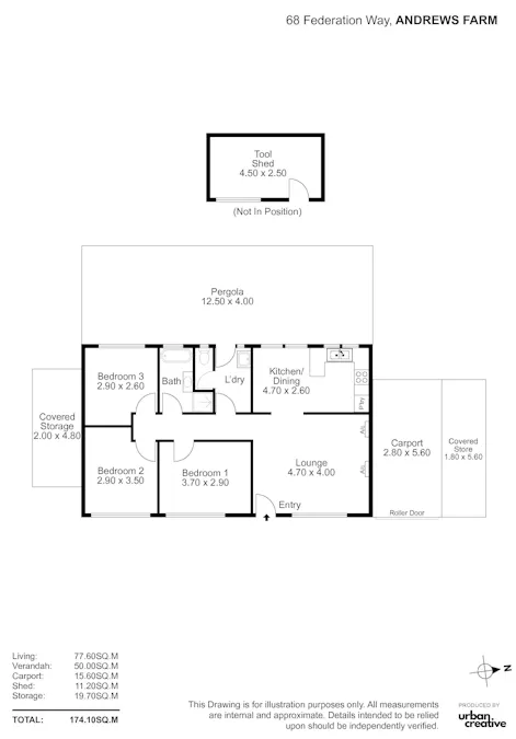 68 Federation Way, Andrews Farm, SA, 5114 - Floorplan 1