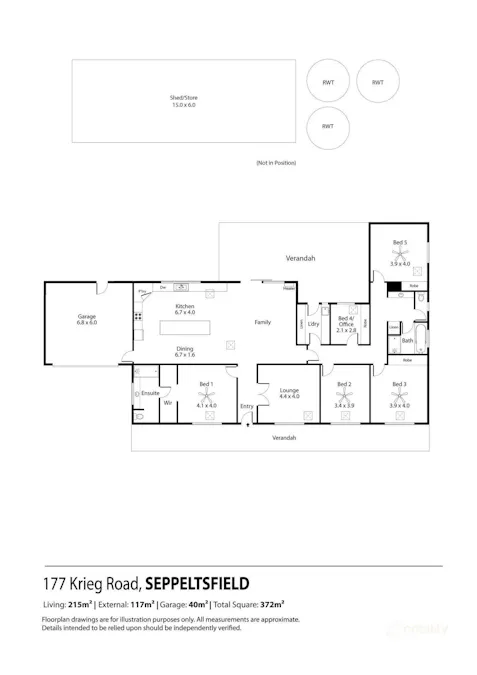 177 Krieg Road, Seppeltsfield, SA, 5355 - Floorplan 1