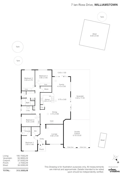 7 Ian Ross Drive, Williamstown, SA, 5351 - Floorplan 1