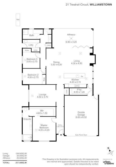 21 Trestrail Circuit, Williamstown, SA, 5351 - Floorplan 1
