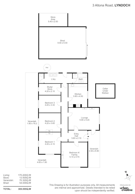 Lot 32 Altona Road, Lyndoch, SA, 5351 - Floorplan 1