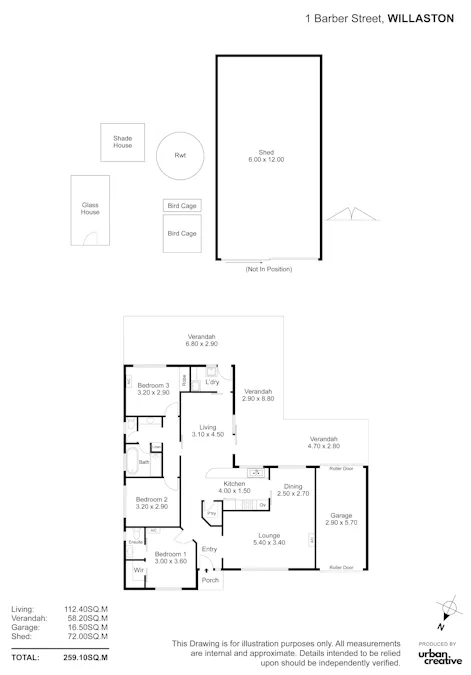 1 Barber Street, Willaston, SA, 5118 - Floorplan 1