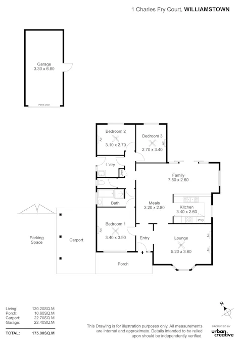 1 Charles Fry Court, Williamstown, SA, 5351 - Floorplan 1