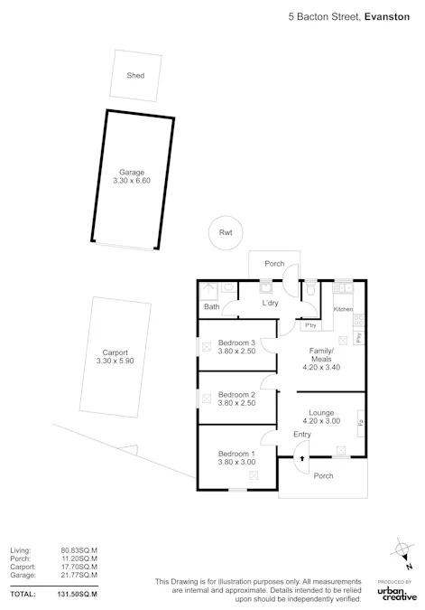 5 Bacton Street, Evanston, SA, 5116 - Floorplan 1