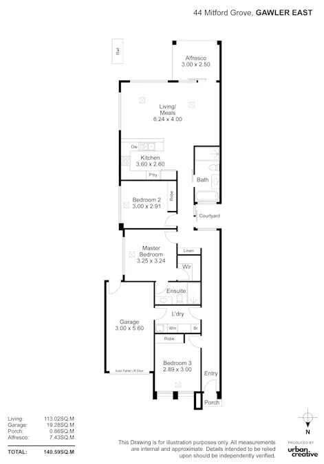 44 Mitford Grove, Gawler East, SA, 5118 - Floorplan 1