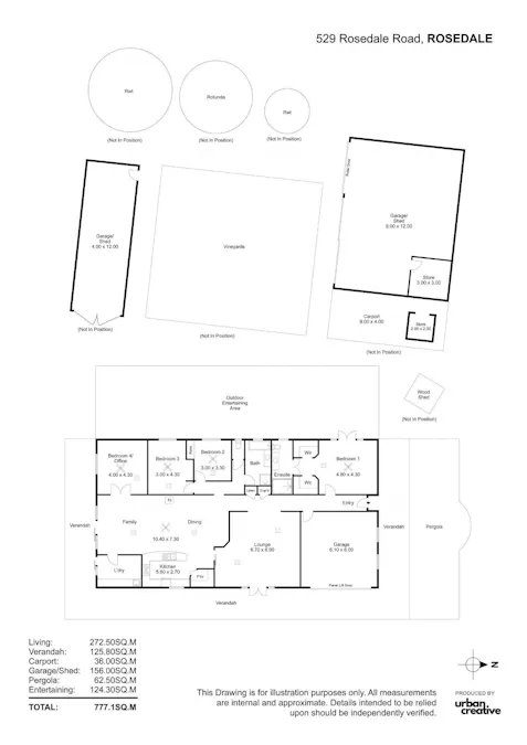529 Rosedale Road, Rosedale, SA, 5350 - Floorplan 1