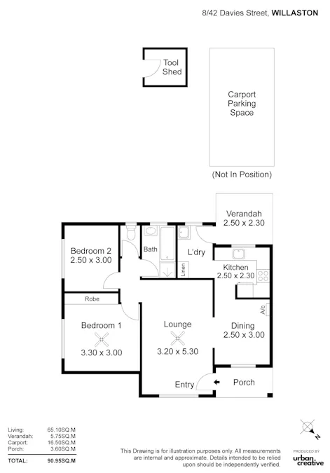 8/42 Davies Street, Willaston, SA, 5118 - Floorplan 1