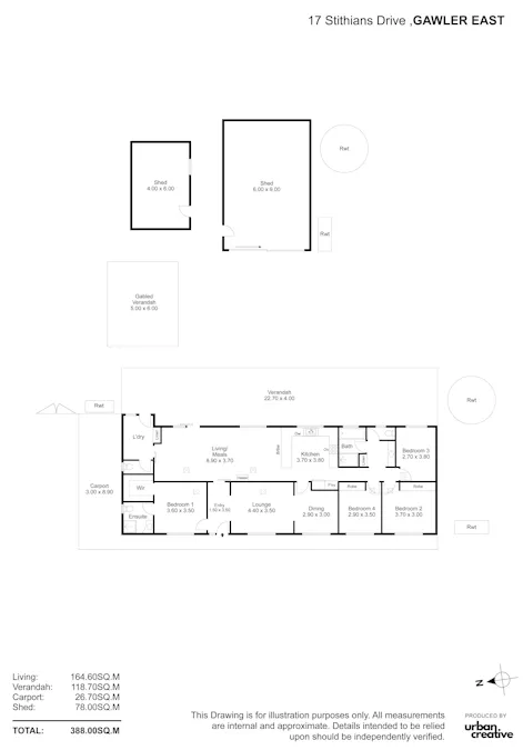17 Stithians Drive, Gawler East, SA, 5118 - Floorplan 1