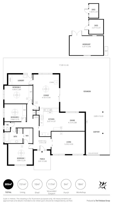 14 Edward Crescent, Evanston Park, SA, 5116 - Floorplan 1
