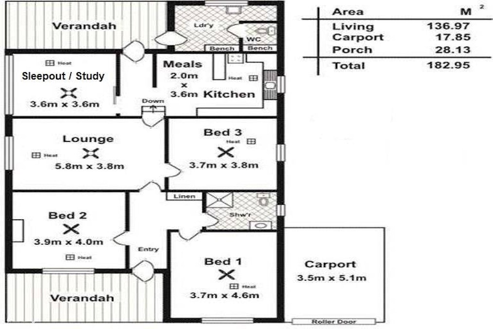 34 Seventh Street, Gawler South, SA, 5118 - Floorplan 1