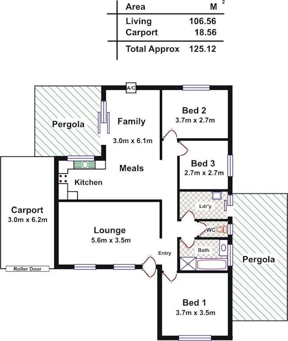 3 Leicester Grove, Andrews Farm, SA, 5114 - Floorplan 1