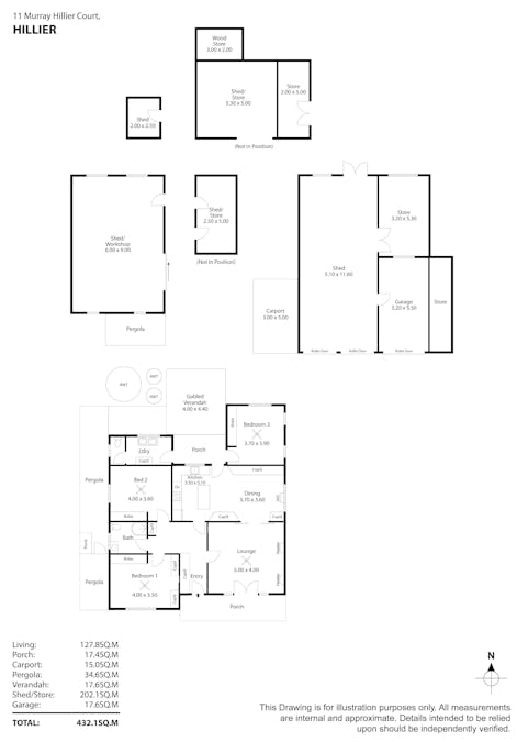 11 Murray Hillier Court, Hillier, SA, 5116 - Floorplan 1