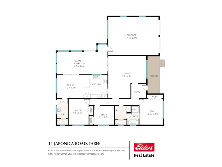 14 Japonica Road, Taree, NSW, 2430 - Floorplan 1