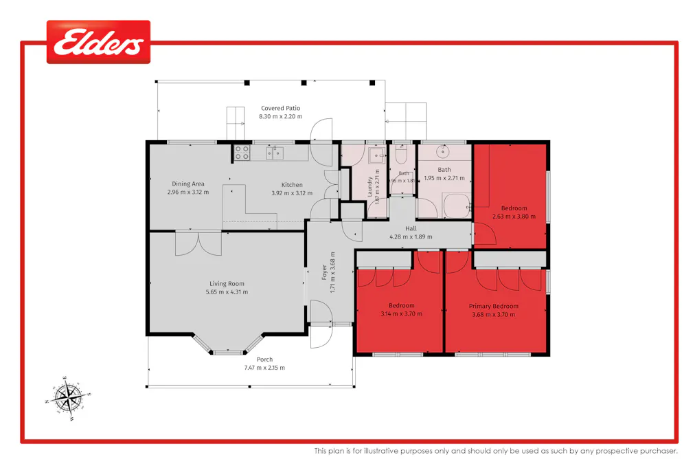 9 Blue Gum Avenue, Wingham, NSW, 2429 - Floorplan 1