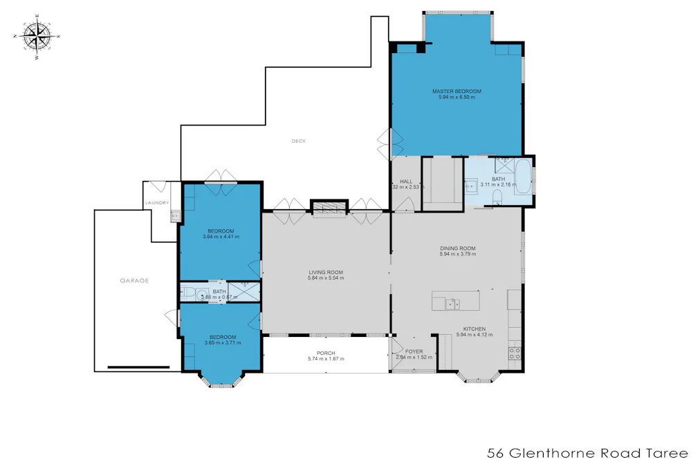 56  Glenthorne Road, Glenthorne, NSW, 2430 - Floorplan 1