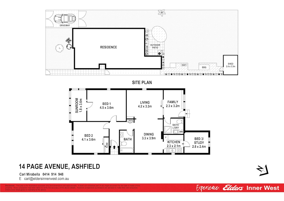 14 Page Avenue, Ashfield, NSW, 2131 - Floorplan 1