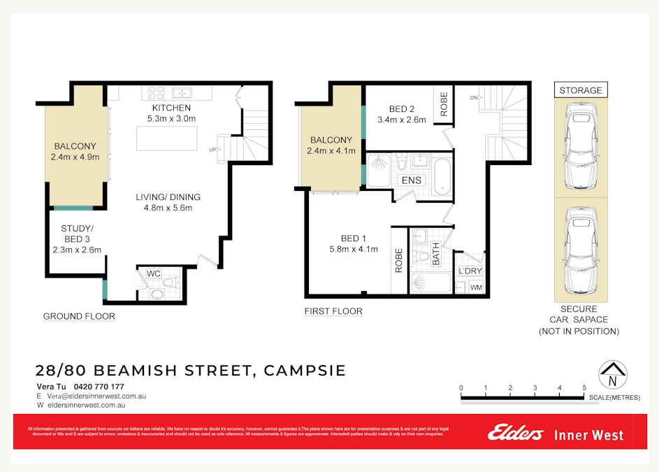 28/80-82 Beamish Street, Campsie, NSW, 2194 - Floorplan 1