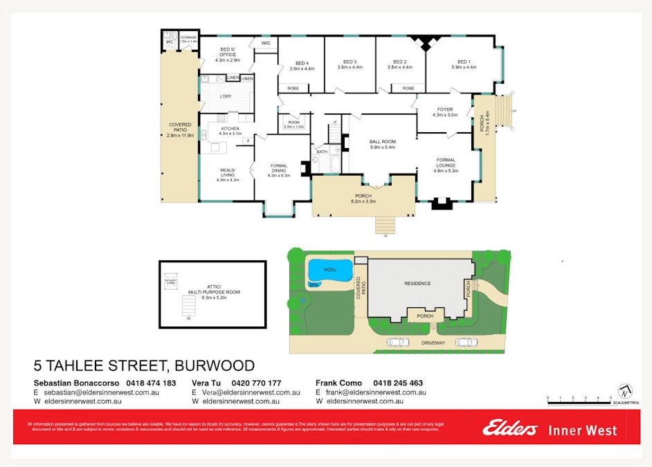 5 Tahlee Street, Burwood, NSW, 2134 - Floorplan 1