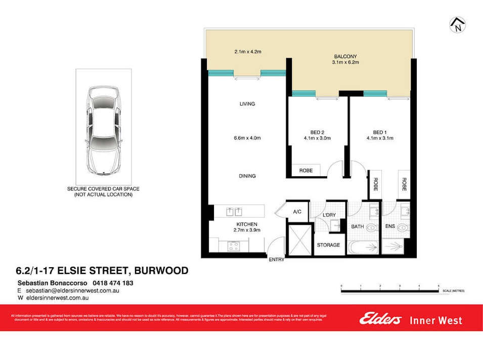 602C/1-17 Elsie Street, Burwood, NSW, 2134 - Floorplan 1