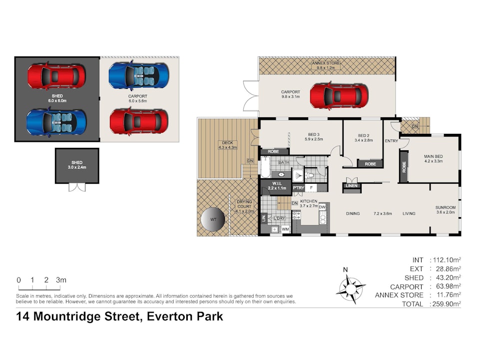 14 Mountridge Street, Everton Park, QLD, 4053 - Floorplan 1