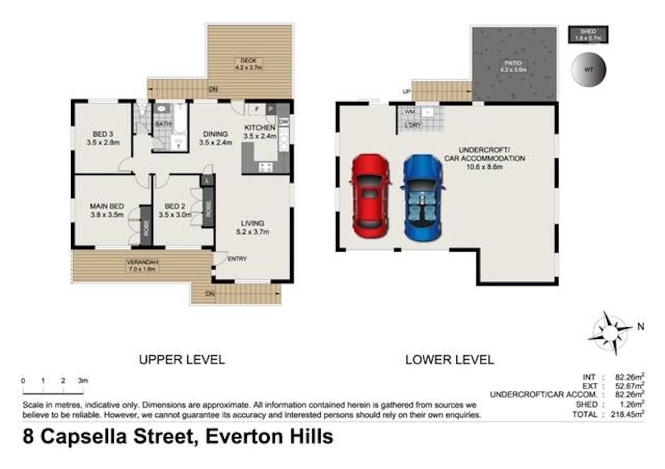8 Capsella Street, Everton Hills, QLD, 4053 - Floorplan 1